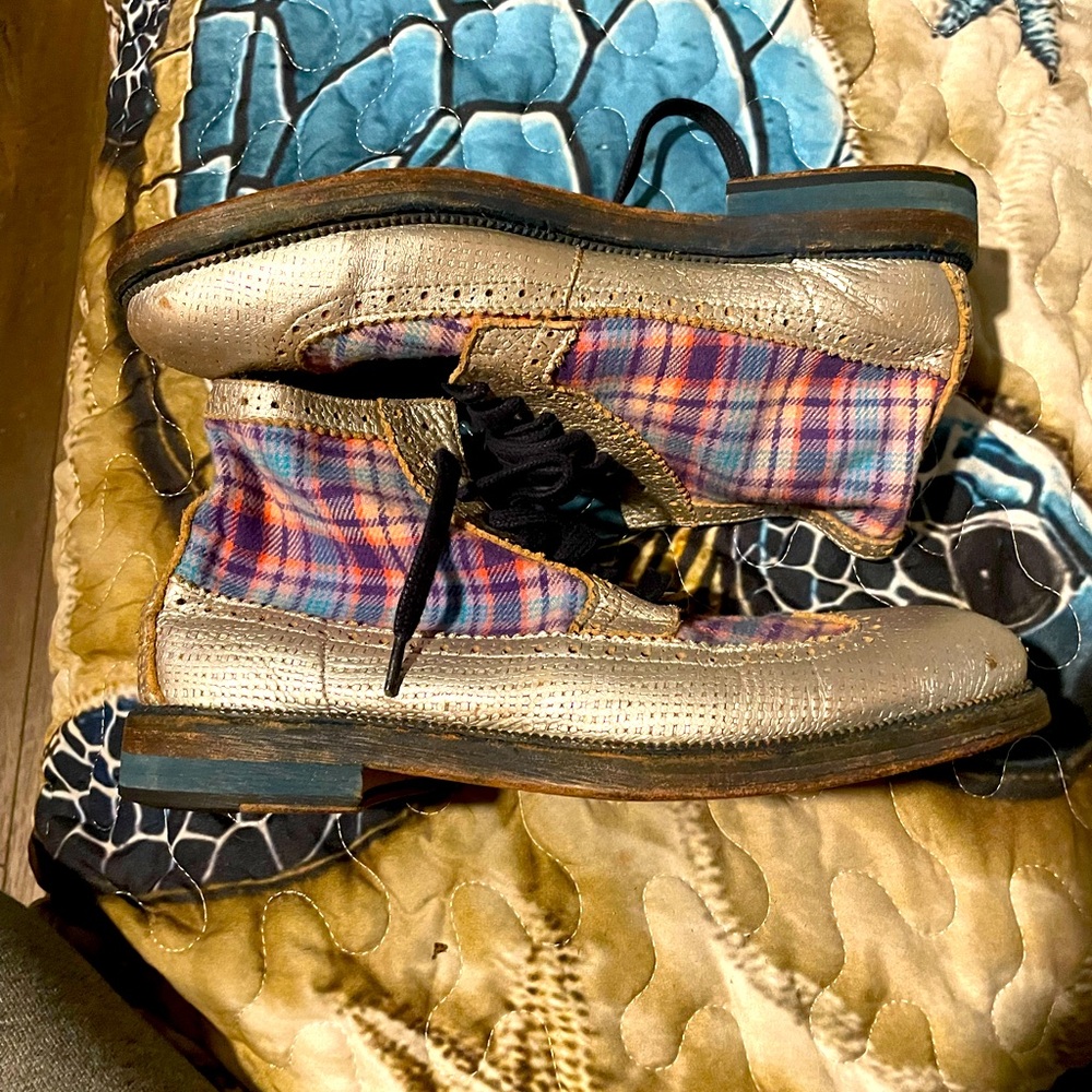 “ RARE” Men’s IRREGULAR CHOICE LACE UP BOOT London